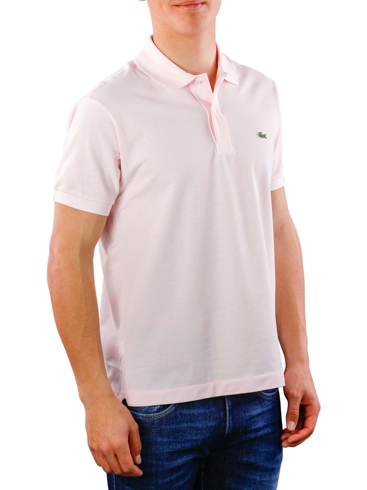 polo lacoste rose homme