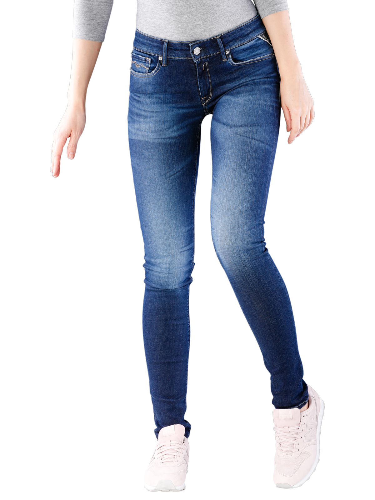 replay luz hyperflex skinny jeans