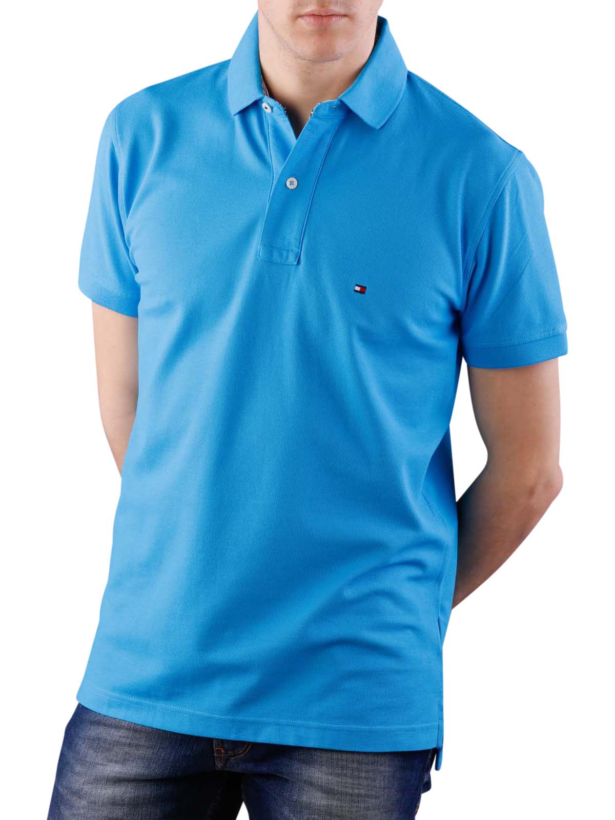 tommy hilfiger polo shirt blue
