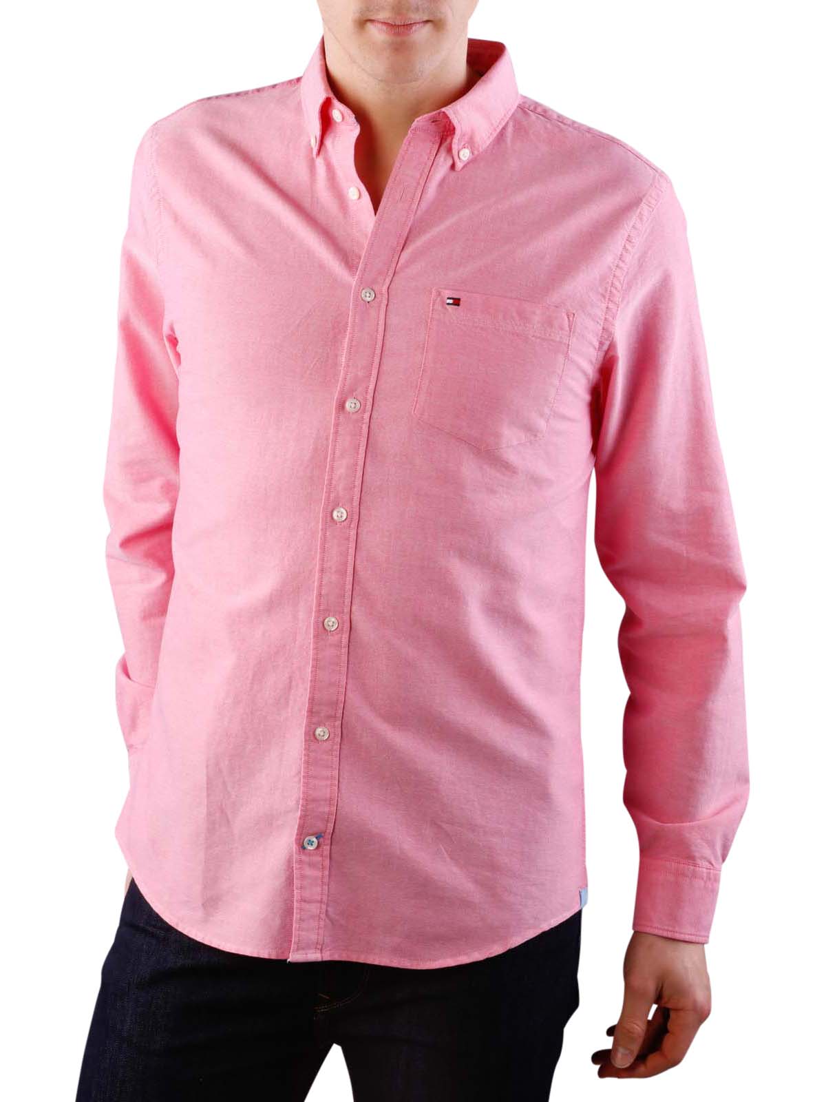 pink shirt tommy hilfiger