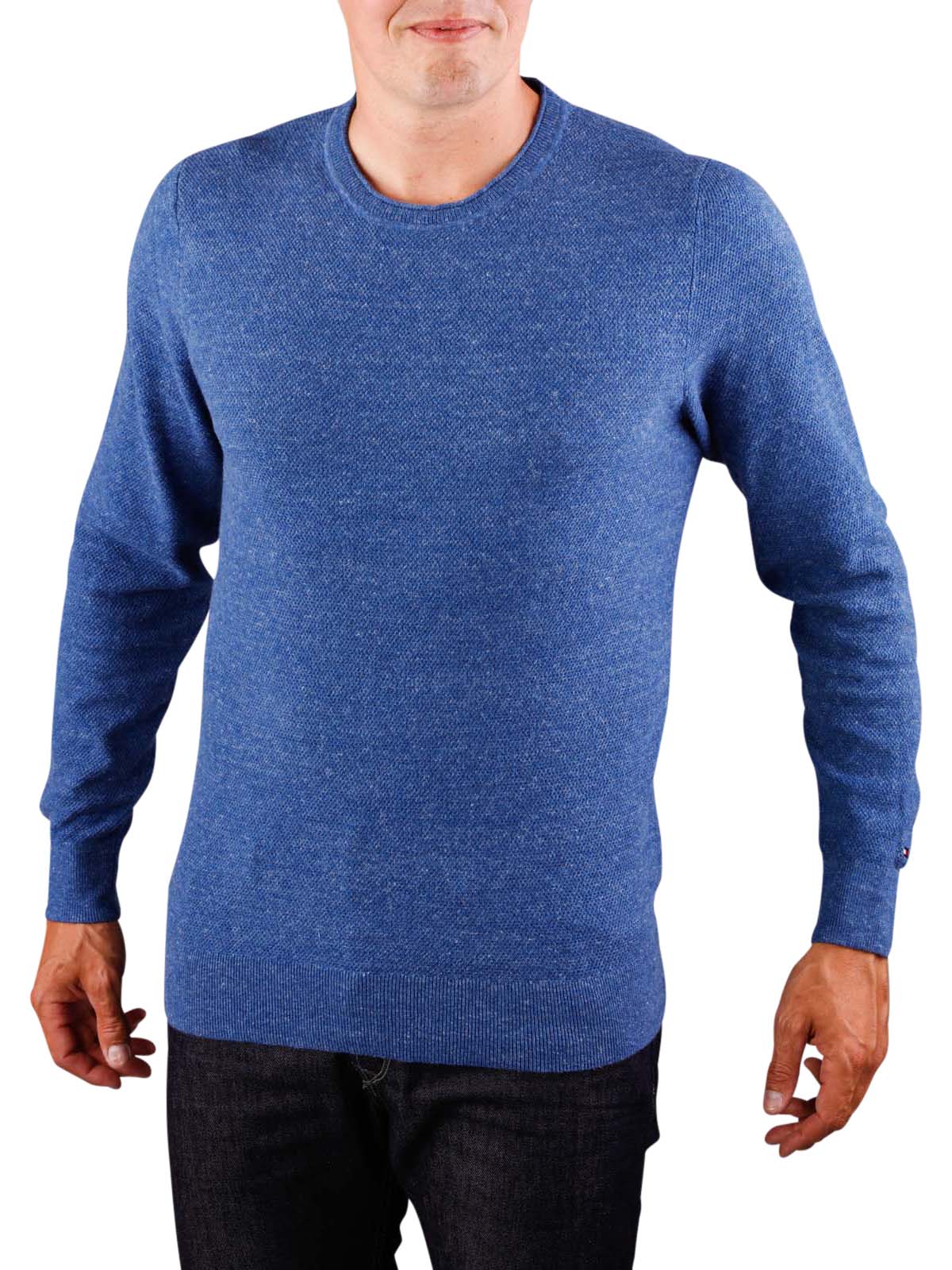 tommy hilfiger navy jumper mens
