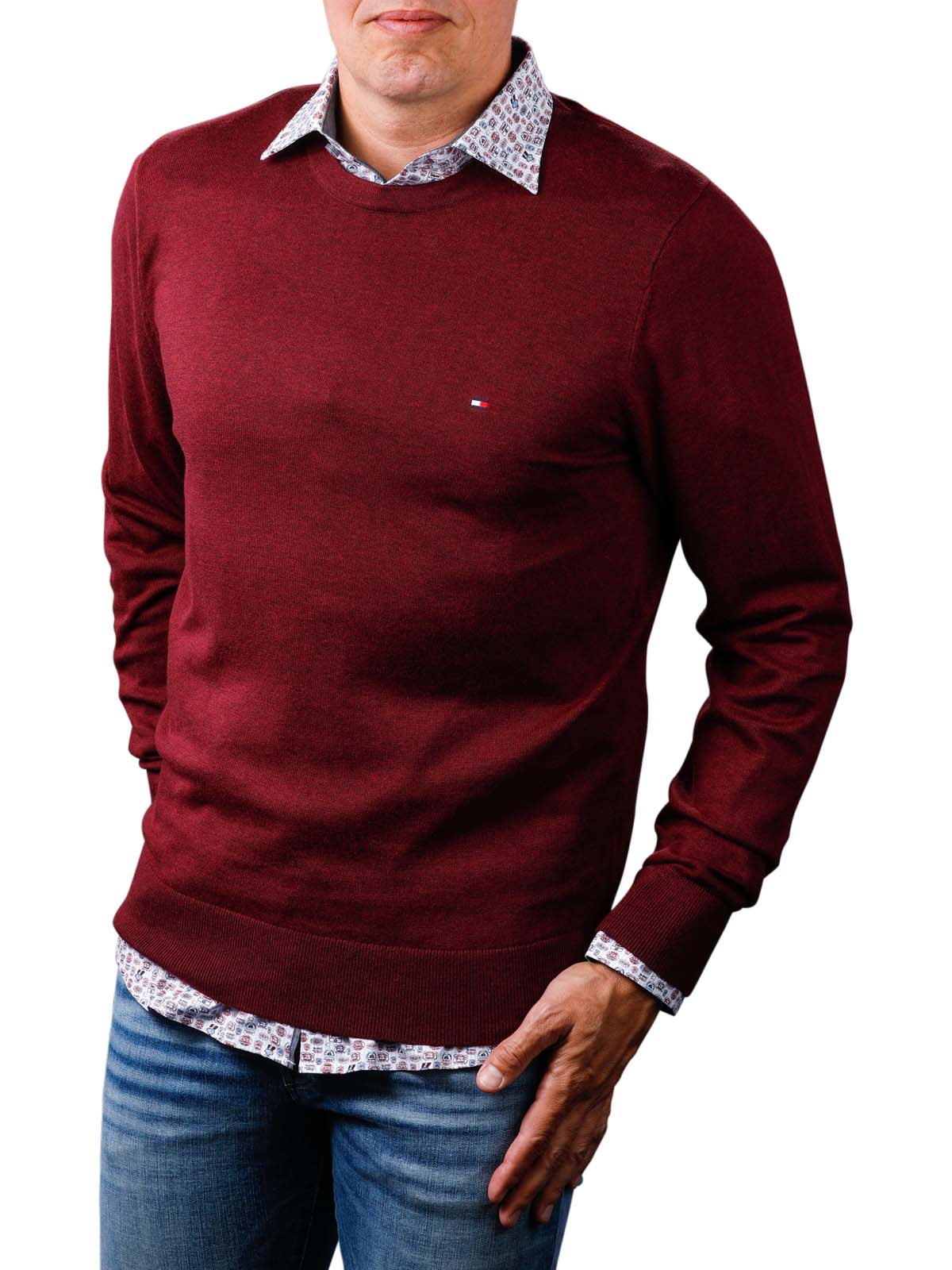 tommy hilfiger men's cotton sweater