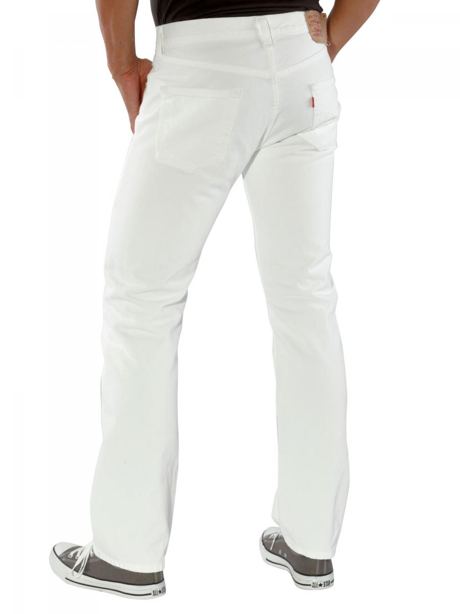 Levi‘s 501 Jeans white Levi's Herren Jeans | Gratis Lieferung BEBASIC ...