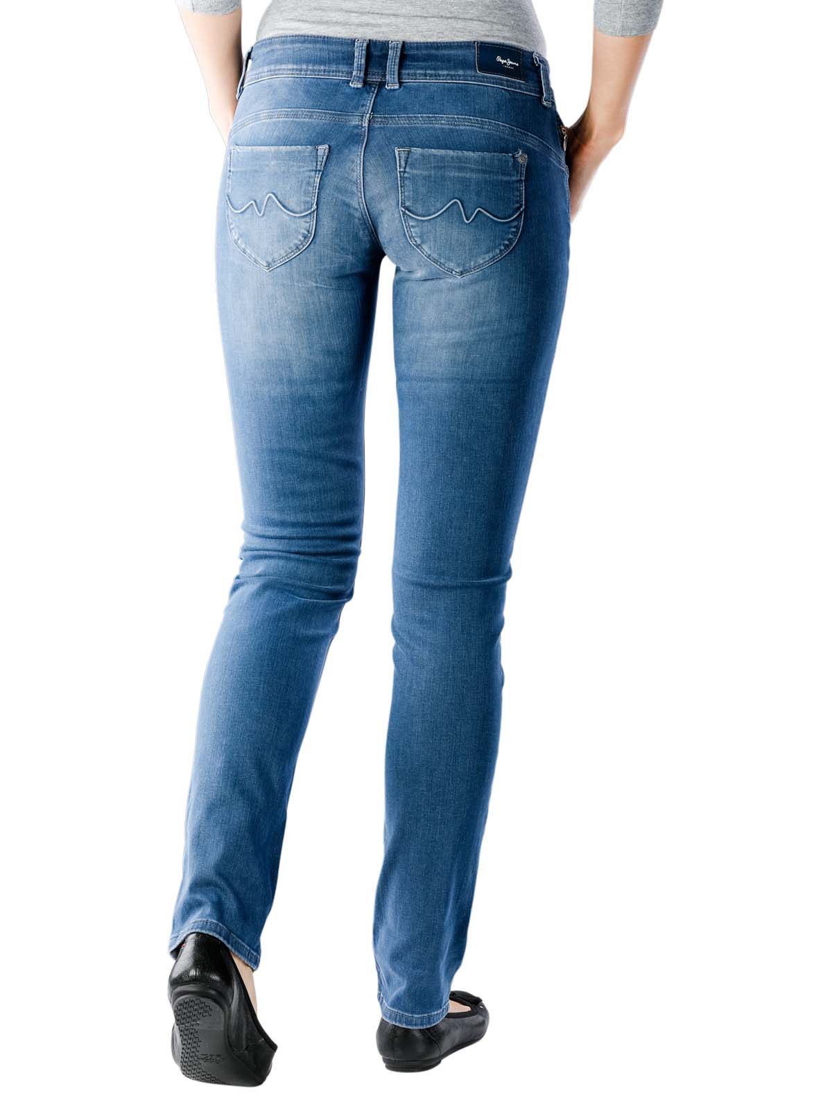 pepe jeans new brooke slim fit regular waist slim leg
